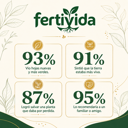 Fertivida | Revitalizador de Suelo y Nutrición para Plantas.