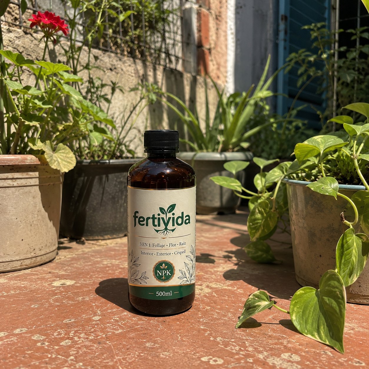 Fertivida | Revitalizador de Suelo y Nutrición para Plantas.